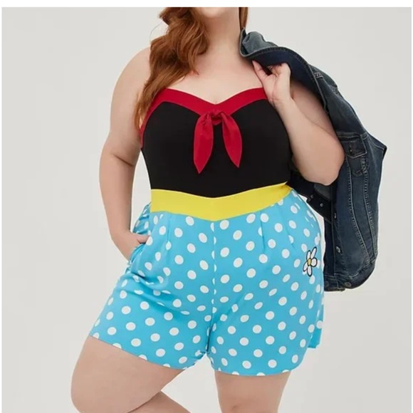 Torrid x Disney Minnie Mouse Romper - Picture 3 of 3